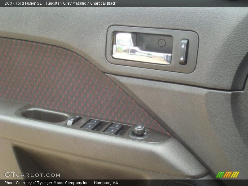 Tungsten Grey Metallic / Charcoal Black 2007 Ford Fusion SE