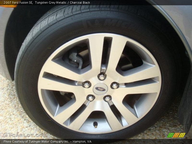 Tungsten Grey Metallic / Charcoal Black 2007 Ford Fusion SE