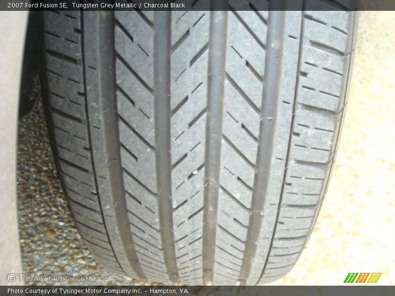 Tungsten Grey Metallic / Charcoal Black 2007 Ford Fusion SE