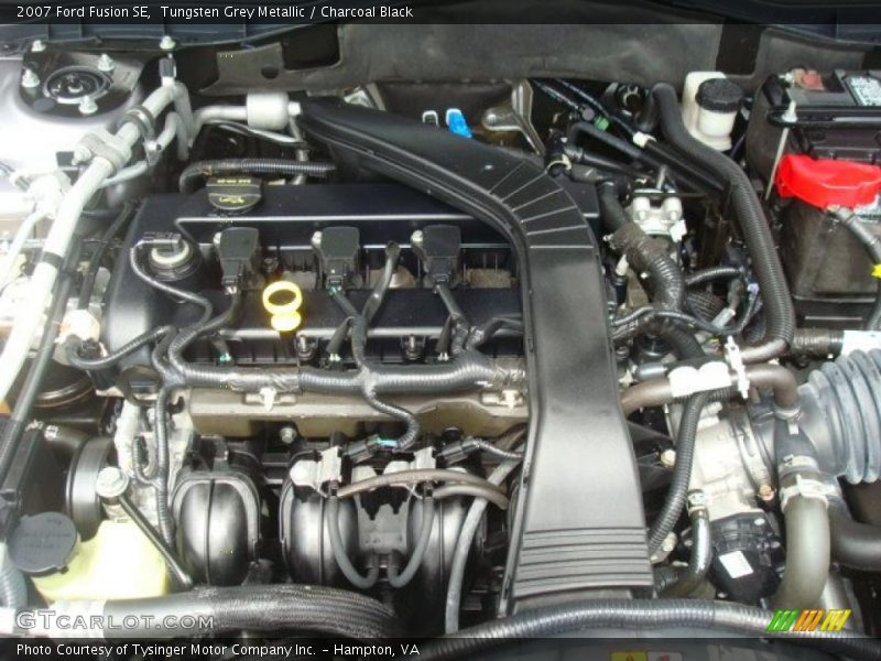 Tungsten Grey Metallic / Charcoal Black 2007 Ford Fusion SE