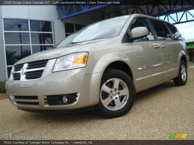 Light Sandstone Metallic / Dark Slate/Light Shale 2008 Dodge Grand Caravan SXT