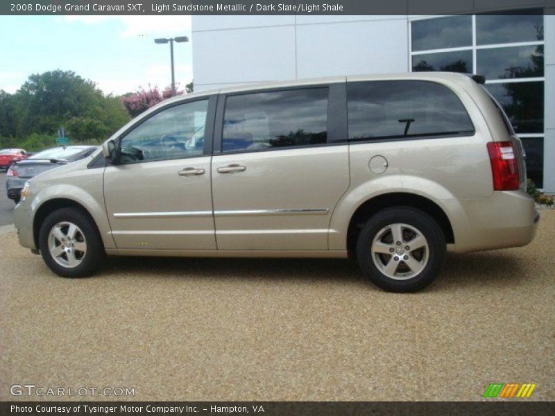 Light Sandstone Metallic / Dark Slate/Light Shale 2008 Dodge Grand Caravan SXT