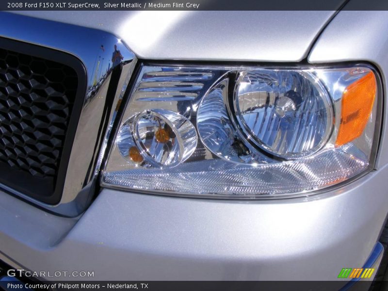Silver Metallic / Medium Flint Grey 2008 Ford F150 XLT SuperCrew
