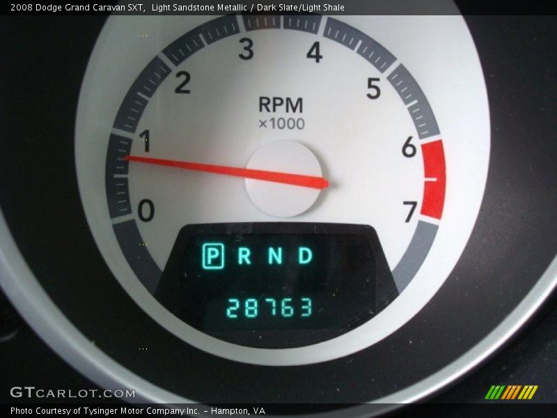 Light Sandstone Metallic / Dark Slate/Light Shale 2008 Dodge Grand Caravan SXT