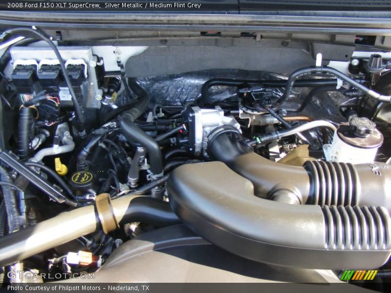 Silver Metallic / Medium Flint Grey 2008 Ford F150 XLT SuperCrew