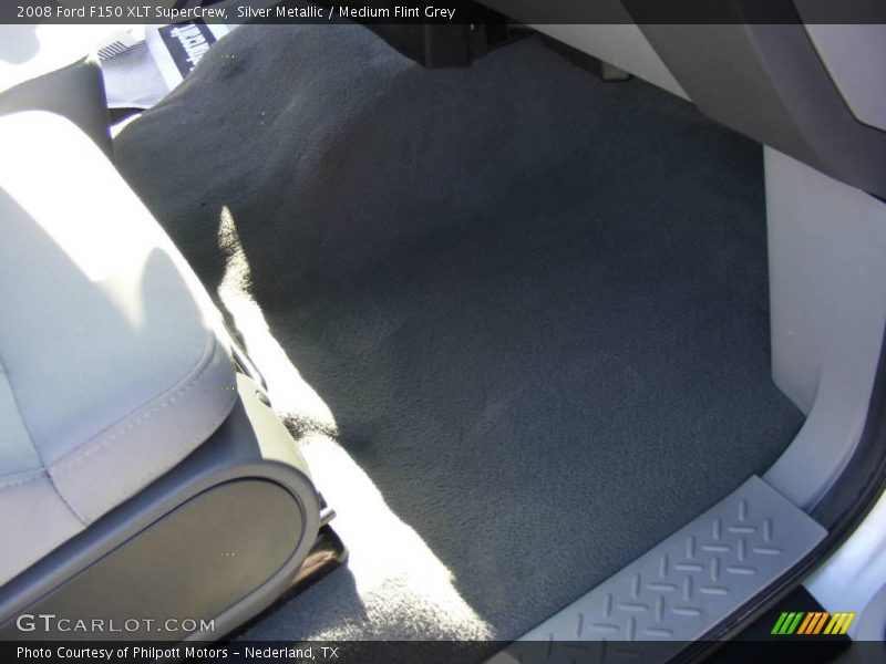 Silver Metallic / Medium Flint Grey 2008 Ford F150 XLT SuperCrew