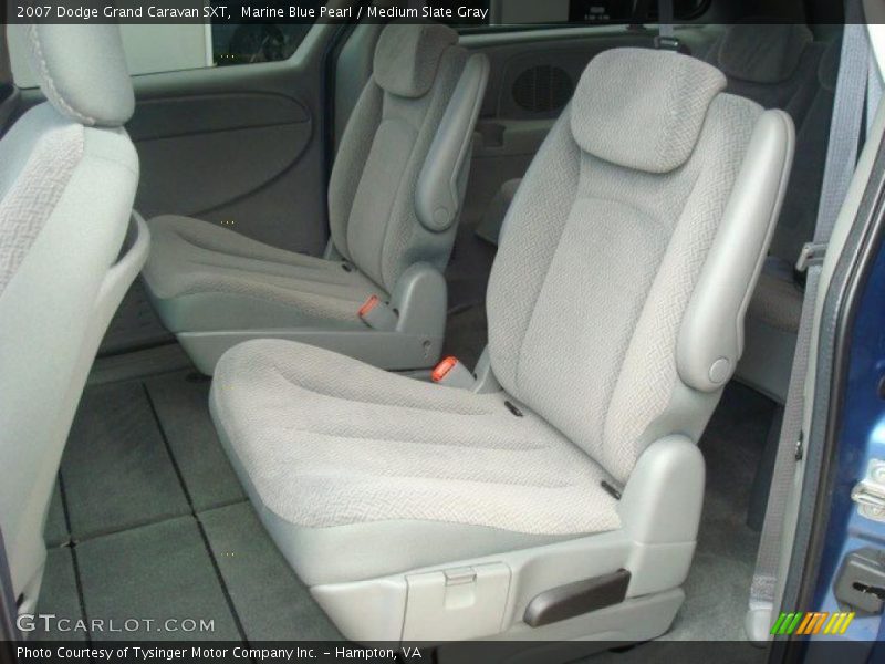 Marine Blue Pearl / Medium Slate Gray 2007 Dodge Grand Caravan SXT