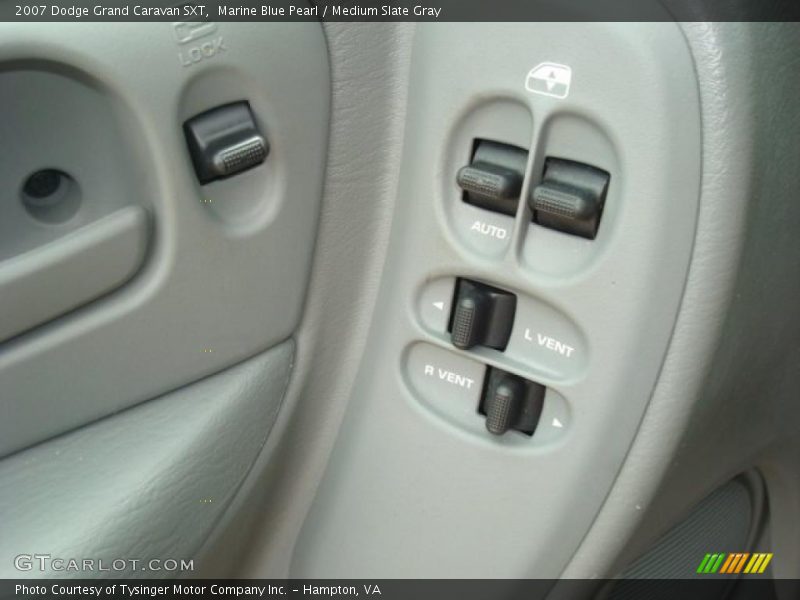 Marine Blue Pearl / Medium Slate Gray 2007 Dodge Grand Caravan SXT