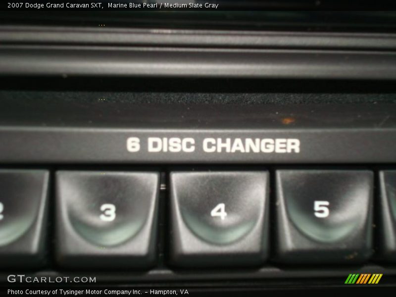 Marine Blue Pearl / Medium Slate Gray 2007 Dodge Grand Caravan SXT