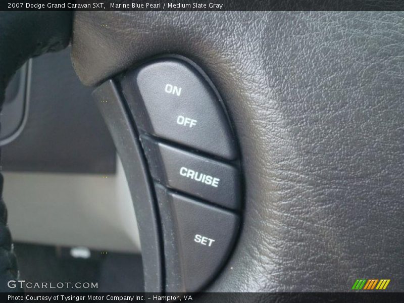 Marine Blue Pearl / Medium Slate Gray 2007 Dodge Grand Caravan SXT