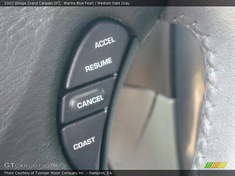 Marine Blue Pearl / Medium Slate Gray 2007 Dodge Grand Caravan SXT