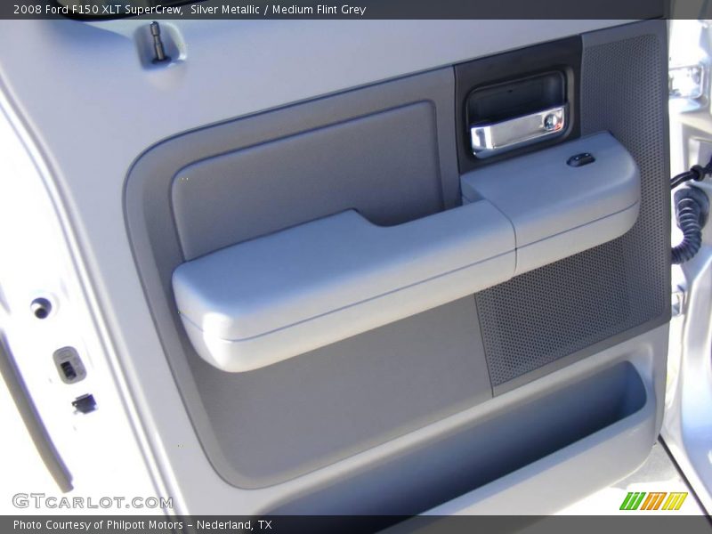 Silver Metallic / Medium Flint Grey 2008 Ford F150 XLT SuperCrew