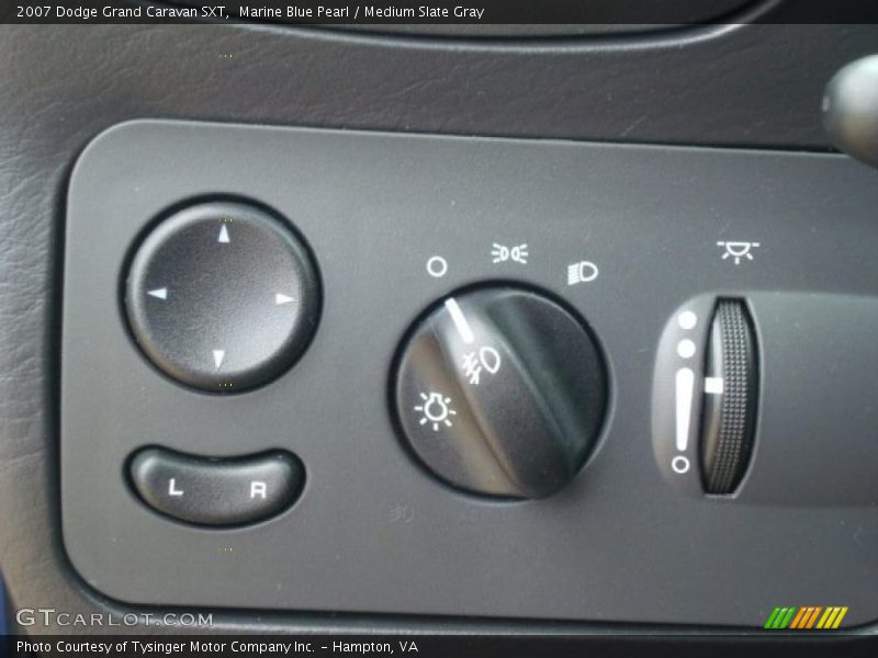 Marine Blue Pearl / Medium Slate Gray 2007 Dodge Grand Caravan SXT