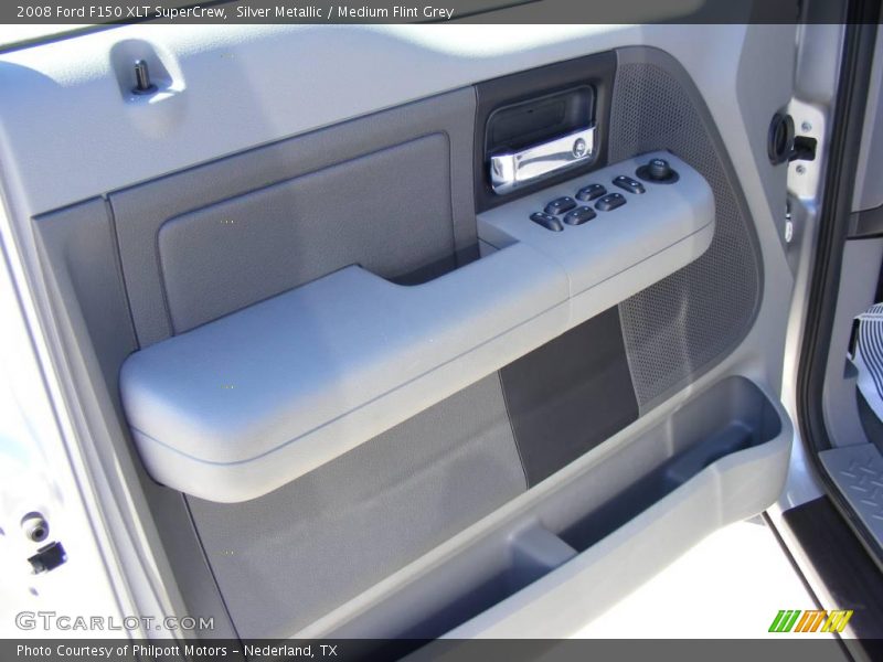 Silver Metallic / Medium Flint Grey 2008 Ford F150 XLT SuperCrew