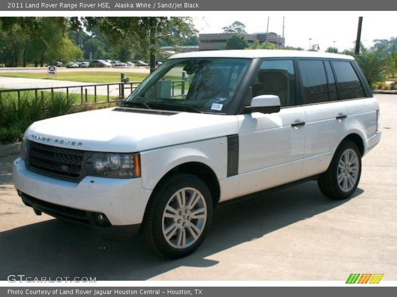 Alaska White / Sand/Jet Black 2011 Land Rover Range Rover HSE