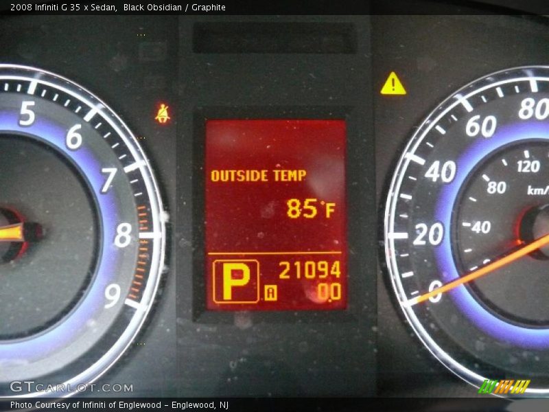 Black Obsidian / Graphite 2008 Infiniti G 35 x Sedan