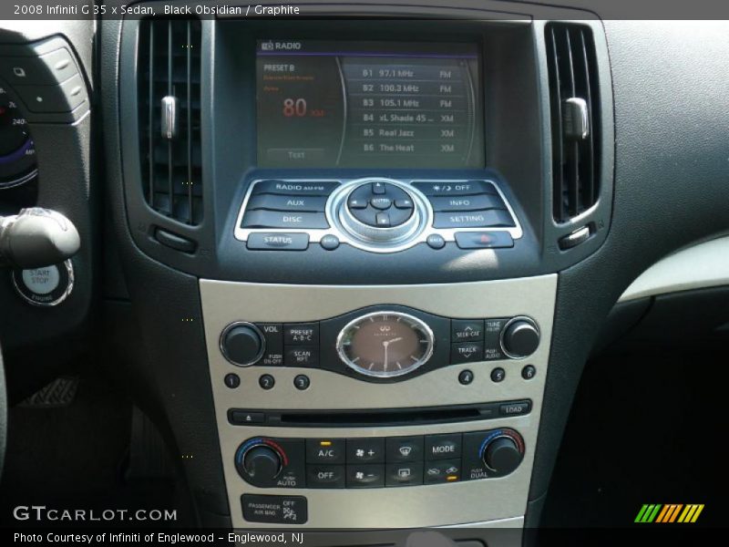 Black Obsidian / Graphite 2008 Infiniti G 35 x Sedan