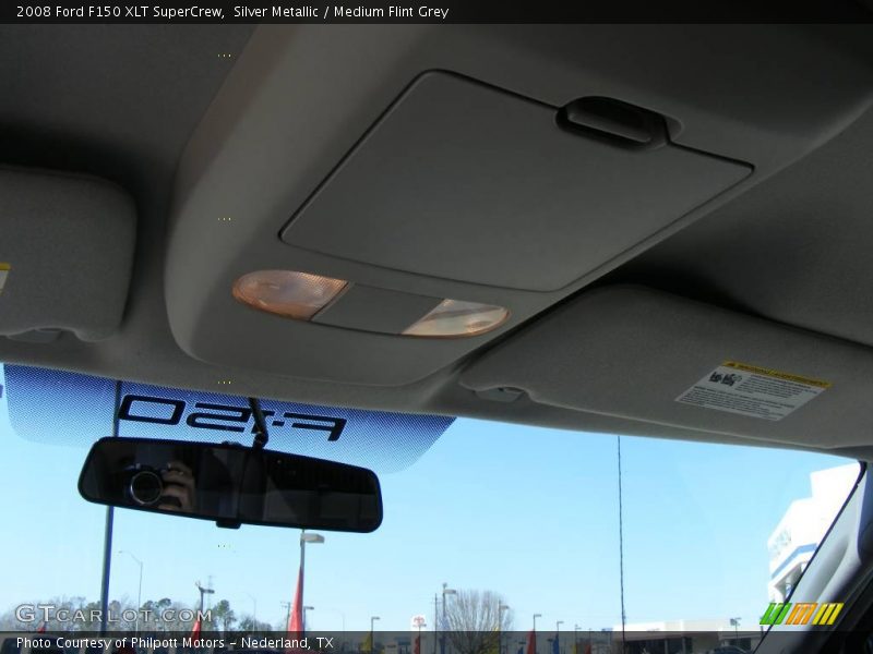 Silver Metallic / Medium Flint Grey 2008 Ford F150 XLT SuperCrew