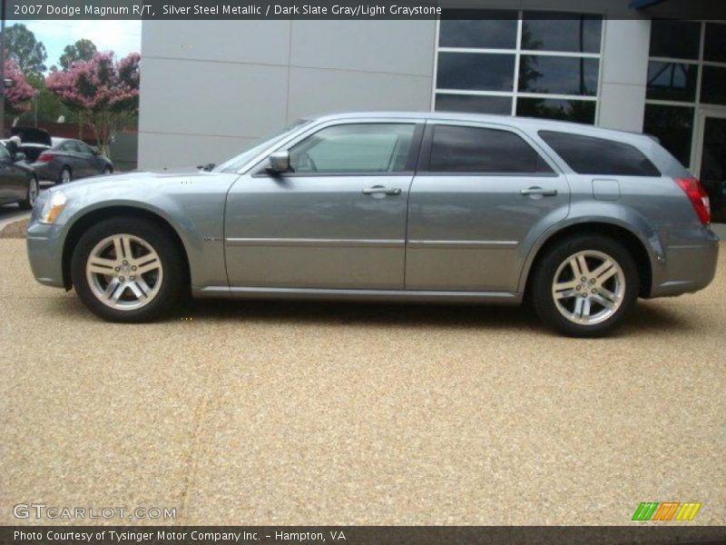 Silver Steel Metallic / Dark Slate Gray/Light Graystone 2007 Dodge Magnum R/T