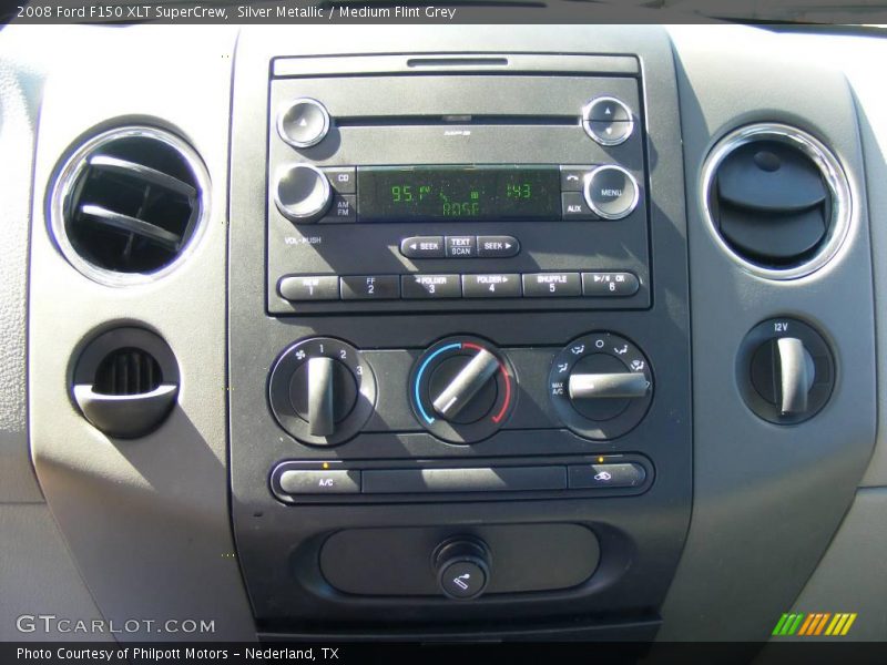 Silver Metallic / Medium Flint Grey 2008 Ford F150 XLT SuperCrew