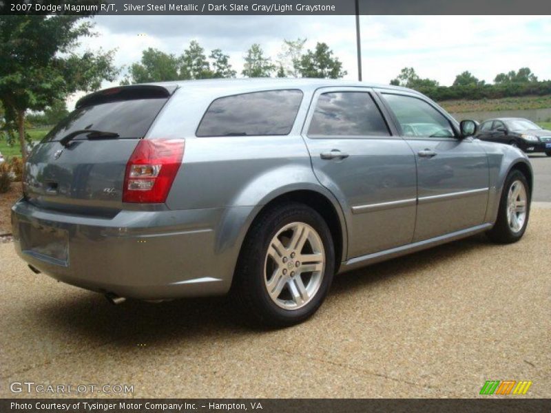 Silver Steel Metallic / Dark Slate Gray/Light Graystone 2007 Dodge Magnum R/T