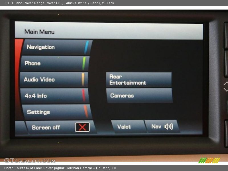 Alaska White / Sand/Jet Black 2011 Land Rover Range Rover HSE