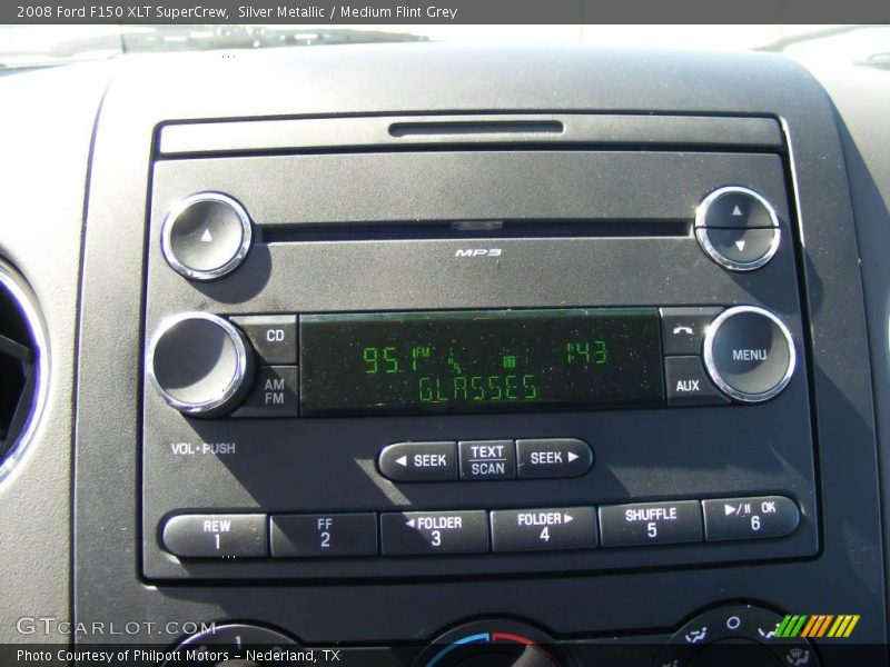 Silver Metallic / Medium Flint Grey 2008 Ford F150 XLT SuperCrew