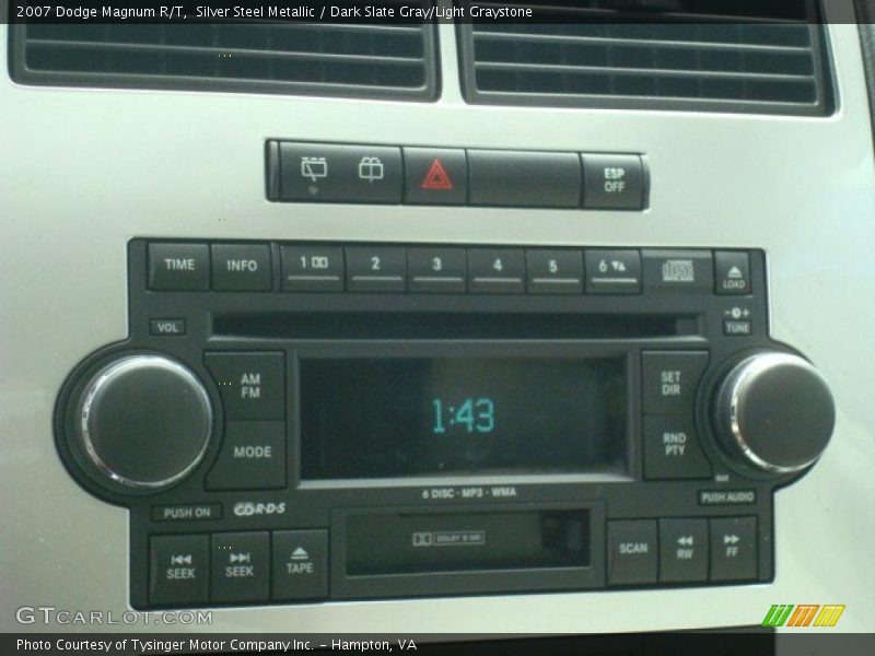 Silver Steel Metallic / Dark Slate Gray/Light Graystone 2007 Dodge Magnum R/T