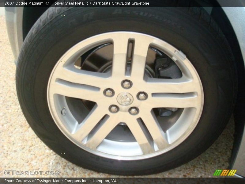 Silver Steel Metallic / Dark Slate Gray/Light Graystone 2007 Dodge Magnum R/T