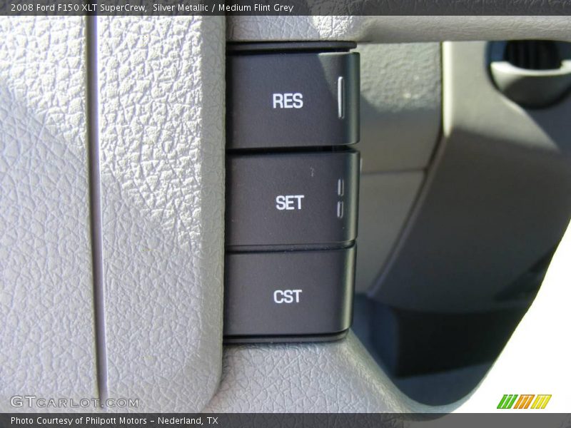 Silver Metallic / Medium Flint Grey 2008 Ford F150 XLT SuperCrew