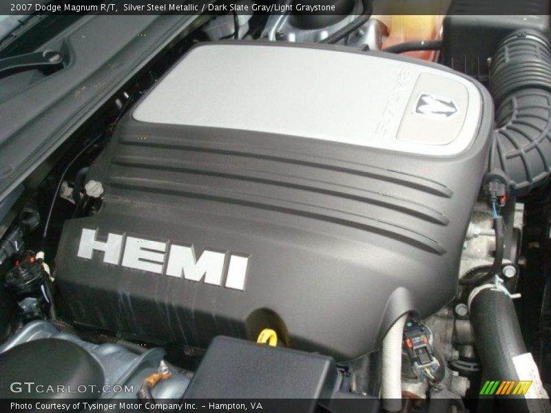 Silver Steel Metallic / Dark Slate Gray/Light Graystone 2007 Dodge Magnum R/T