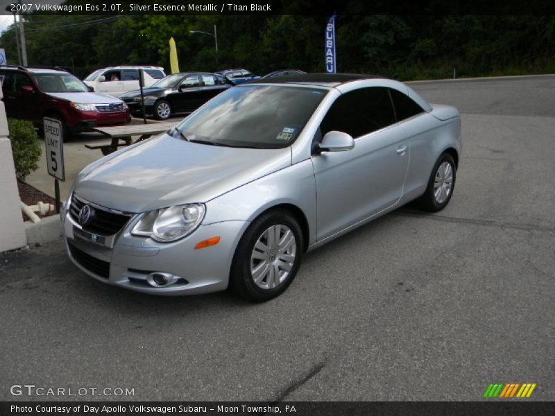 Silver Essence Metallic / Titan Black 2007 Volkswagen Eos 2.0T