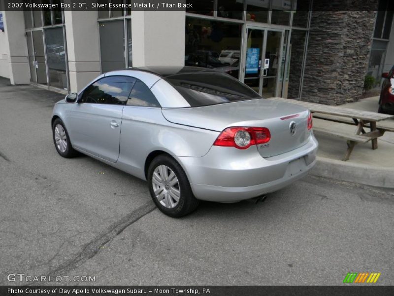 Silver Essence Metallic / Titan Black 2007 Volkswagen Eos 2.0T