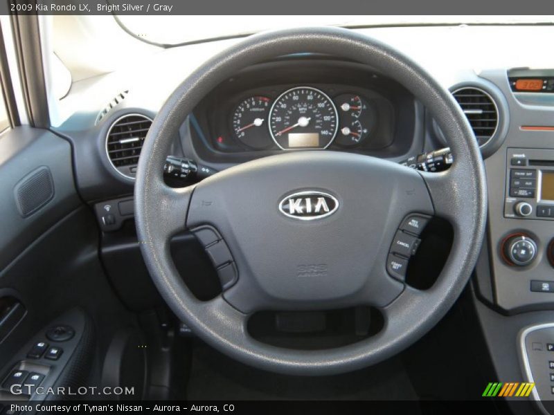 Bright Silver / Gray 2009 Kia Rondo LX