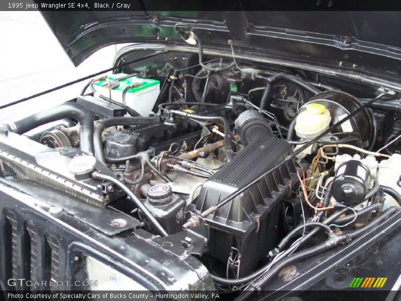Black / Gray 1995 Jeep Wrangler SE 4x4
