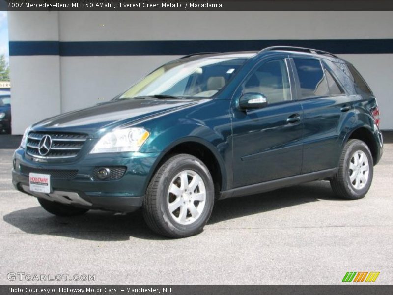 Everest Green Metallic / Macadamia 2007 Mercedes-Benz ML 350 4Matic