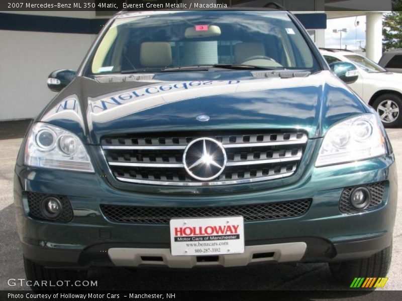 Everest Green Metallic / Macadamia 2007 Mercedes-Benz ML 350 4Matic
