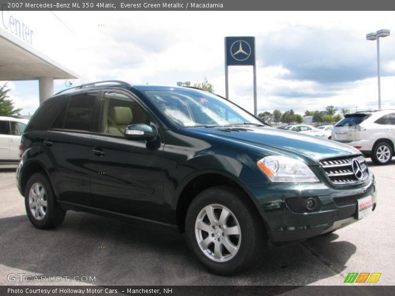 Everest Green Metallic / Macadamia 2007 Mercedes-Benz ML 350 4Matic