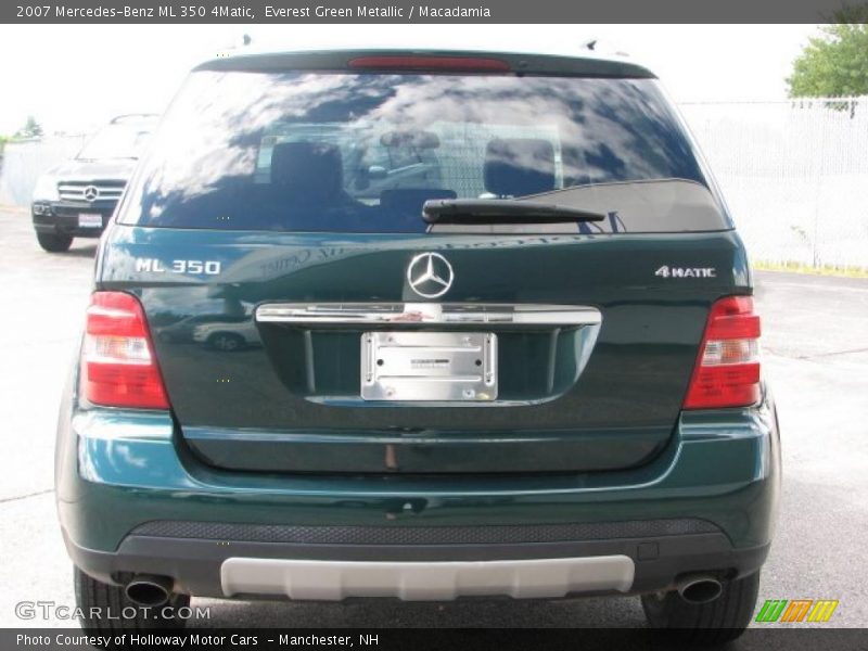 Everest Green Metallic / Macadamia 2007 Mercedes-Benz ML 350 4Matic