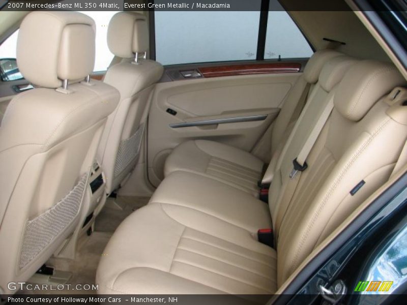 Everest Green Metallic / Macadamia 2007 Mercedes-Benz ML 350 4Matic