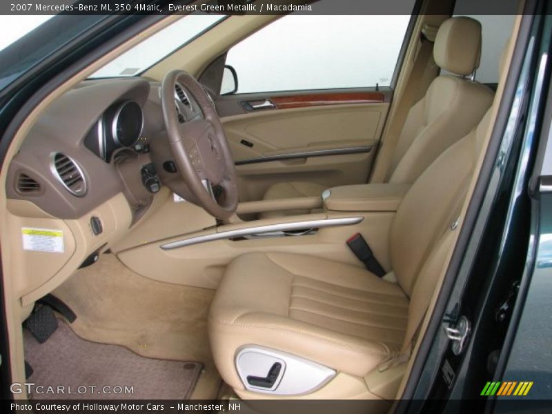 Everest Green Metallic / Macadamia 2007 Mercedes-Benz ML 350 4Matic