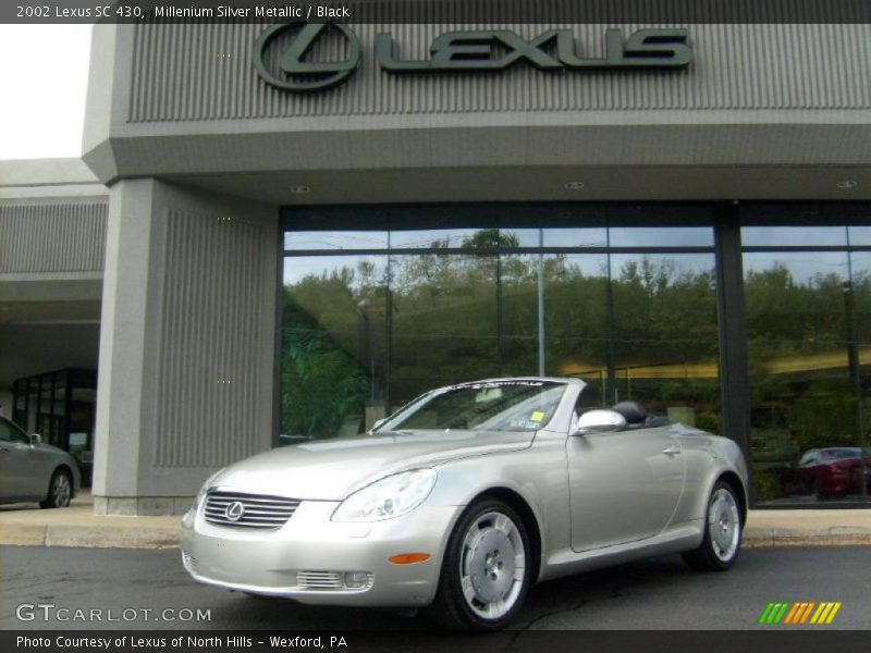Millenium Silver Metallic / Black 2002 Lexus SC 430
