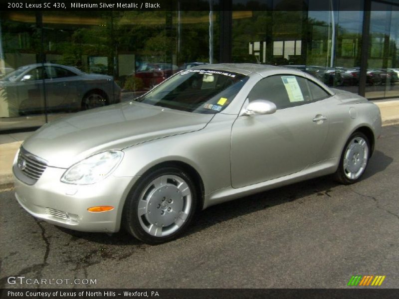 Millenium Silver Metallic / Black 2002 Lexus SC 430