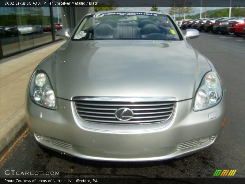 Millenium Silver Metallic / Black 2002 Lexus SC 430