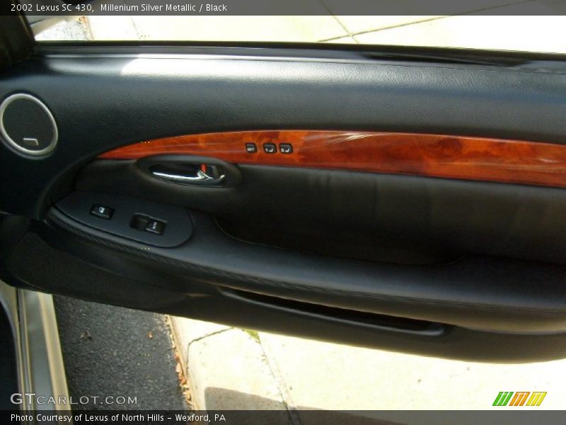Millenium Silver Metallic / Black 2002 Lexus SC 430