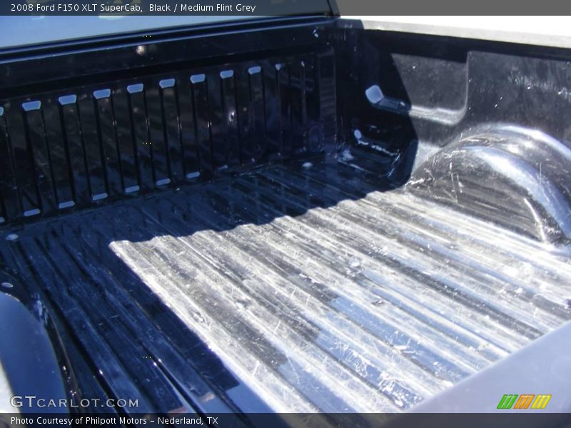 Black / Medium Flint Grey 2008 Ford F150 XLT SuperCab
