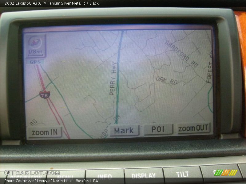 Millenium Silver Metallic / Black 2002 Lexus SC 430