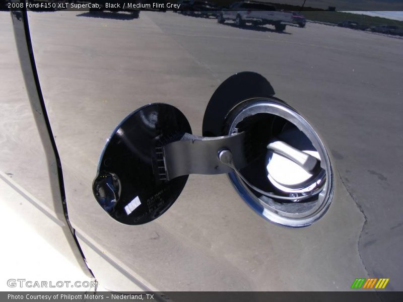 Black / Medium Flint Grey 2008 Ford F150 XLT SuperCab