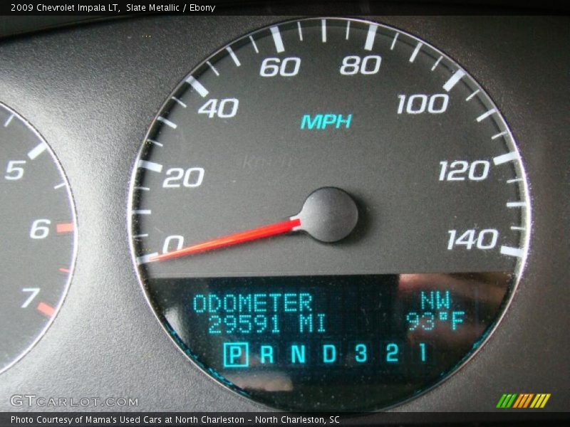 Slate Metallic / Ebony 2009 Chevrolet Impala LT