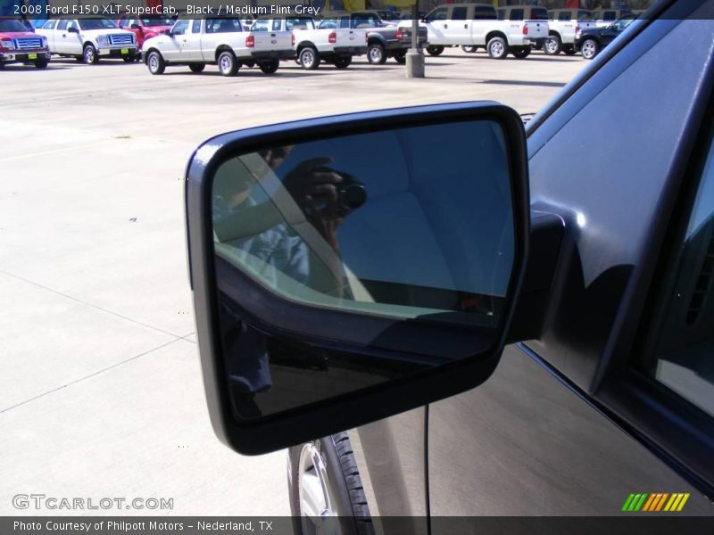 Black / Medium Flint Grey 2008 Ford F150 XLT SuperCab